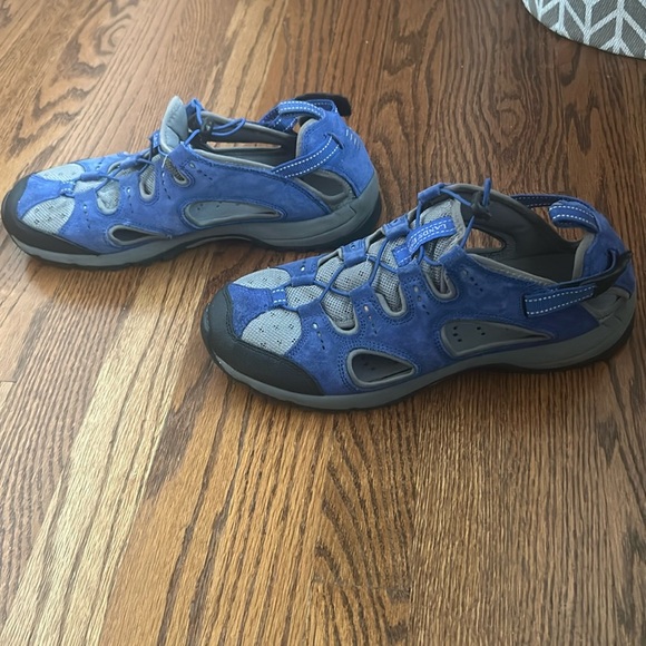 🌿Men's Land’s End Sandals Size 10 Blue Gray🌿 - Picture 4 of 6